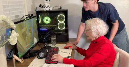 Grandma Playing Minecraft Uses Funds to Support Grandson Recovering from Cancer