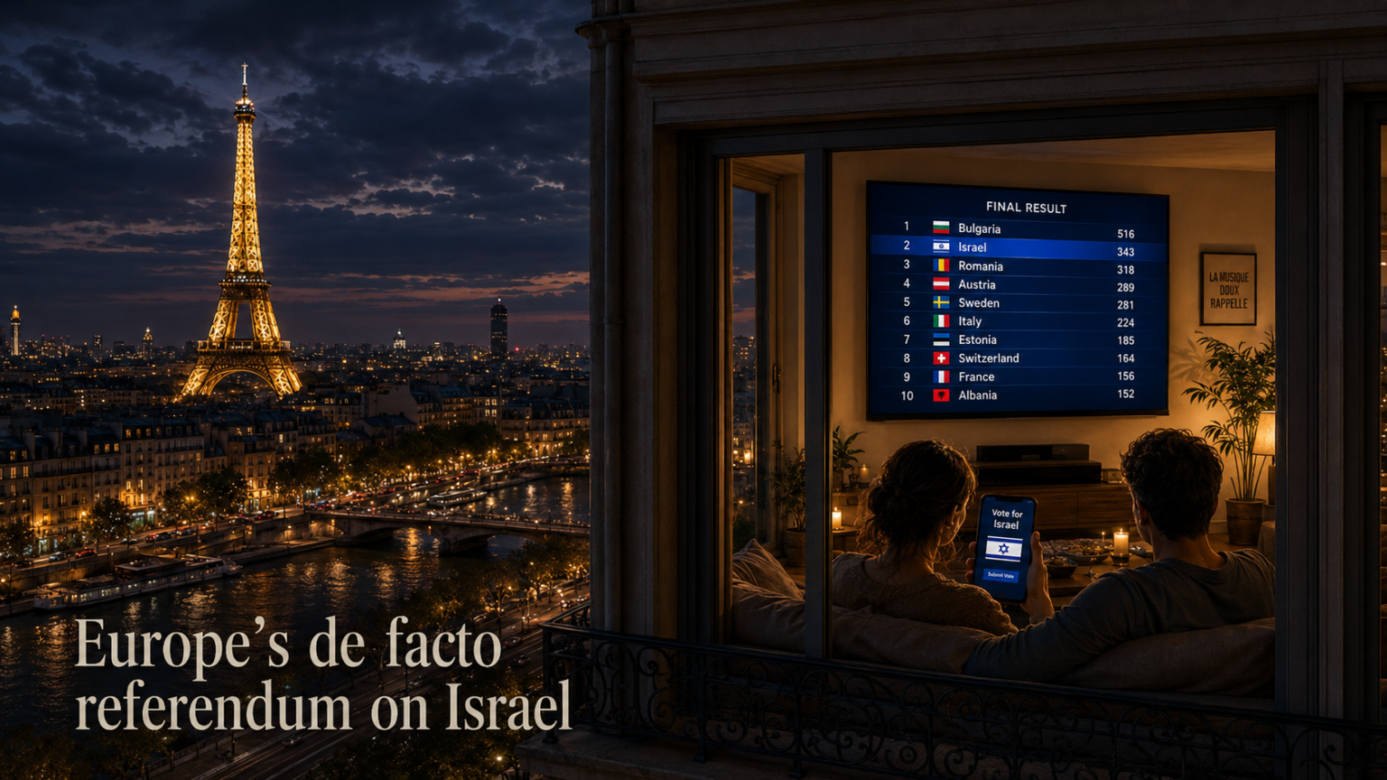Europe’s de facto referendum on Israel