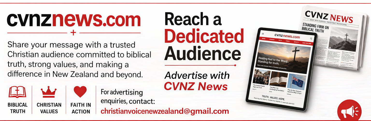 Advertise with CVNZ News – Reach a dedicated Christian audience
