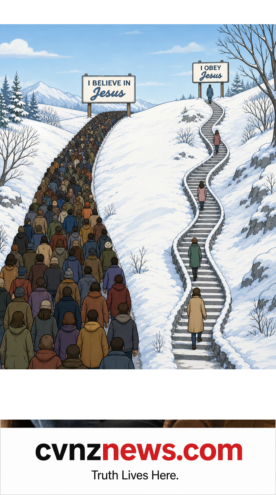 CVNZ News – Jesus Illustration Story