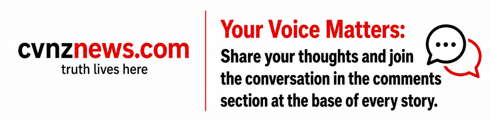 CVNZ Comments Banner