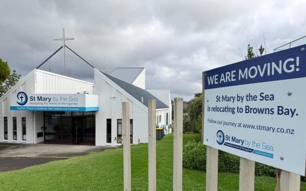 The church can't afford to maintain its current site in Auckland's Torbay, and have put the property up for sale.