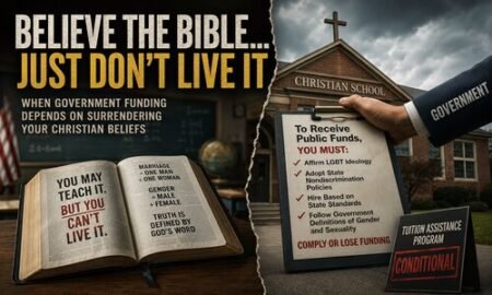 Government Funding Comes With A Price: Surrender Your Christian Beliefs