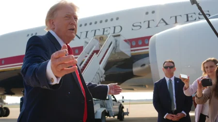 US President Donald Trump said it is "ridiculous" for the United States to continue its "one-sided" relationship with NATO.