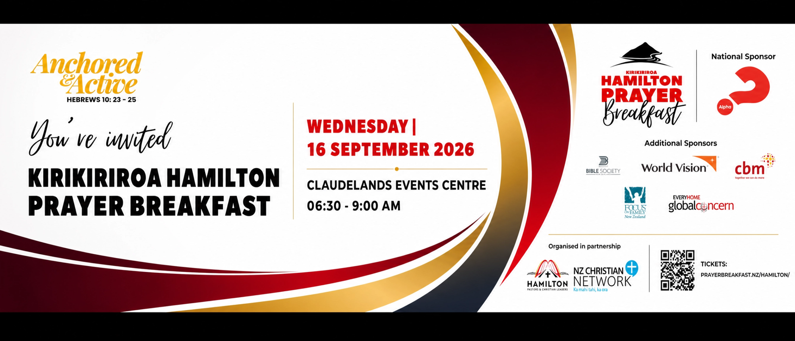 Hamilton Prayer Breakfast Banner