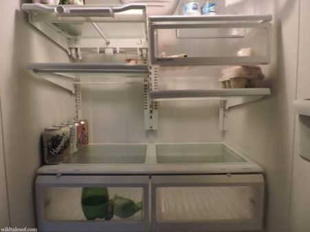 Empty fridge, full press conference