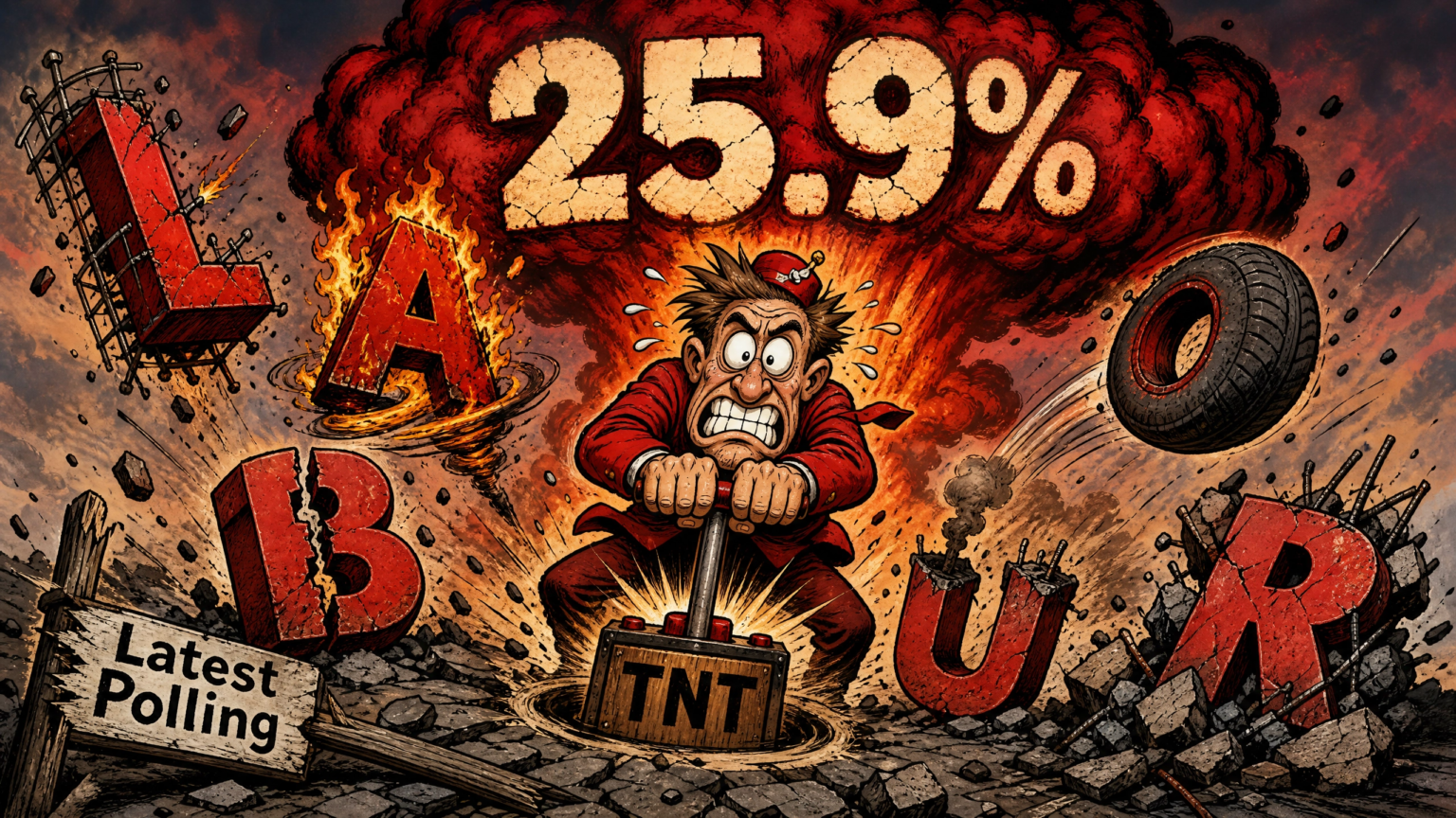 Labour’s Polling Slide Now Resembles a Controlled Demolition